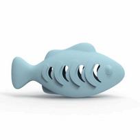 Fish Shape Interactive Cat Toy Silicone Catnip Stuffer Toy New Cat Food Dispenser  Pet Supplies mėlyna