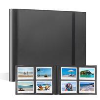 Photo Album for Fujifilm Instax Wide 300 Polaroid 600 Photo Polaroid Now 600 Instant Film POP Lab Instant Print Black 160-Pocket Camera, Album, Now+, juoda