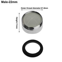 Bathroom Washer Water Saving Faucet Accessories Tap Aerator Water Purifier Bubbler Filter Nozzle Male-22mm