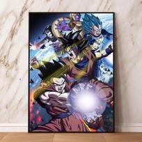 Drobės HD spaudiniai Goku Living Room Cuadros Geriausios dovanos dekoravimo plakatas Namų draugui Dovana 21cm×30cm NoFrame