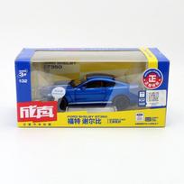 1/32 Aukštos Simuliacijos Superautomobilis Ford Mustang Shelby GT350 Automobilio Modelis Lydinys Atgal Traukiamas Vaikiškas Žaislinis Automobilis 4 Atidaromos Durys Vaikų Dovanos Kūdikis mėlyna