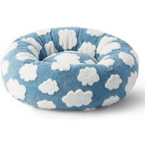 Hot Selling Dog House Cat House Round Pet House for All Seasons Warm Cozy Pet Bed Dog Accessories 50x50x18 mėlyna