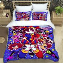 Anime The Amazing Digital Circus Duvet Cover Set 3D Print Digital Circus Bedding Sets For Boys Girls Twin Queen King Size 135x200cm 2pcs