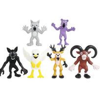 99 Nights in the Forest Deer Owl Goat Monster Figure Set - Children's 3D Printed Collectible Toys Plastic Model Assembled Set