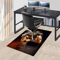 WWE John Cena Chair Mat for Home Decor, Office Carpet Gift, Suitable for Bedroom, Living Room, Various Rooms 60cm by 90cm
