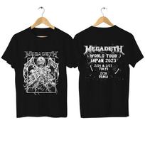 Megadeths T Shirt Casual Flaming Vic Men Women T-shirt Graphic Oversized Streetwear Sports Tops Breathable Comfortable Streetwear 4XL žalia