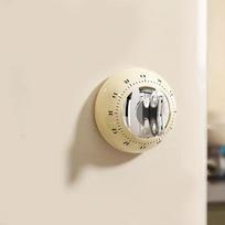 Mechanical Kitchen Timer - 60 Minute Visual Countdown Clock with Loud Alarm, No Battery Needed, Magnetic