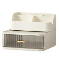 Desktop Makeup Organiser Storage Box With Clear Drawer Space Saving Stackable Cosmetics  Storage Container for Vanity