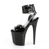 Sexy Super High Boots Peep Toe Pole Dance High Heels Nightclub Model Catwalk Platform Shoes  Party shoes 34