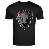 Dark Bull Head Red Eyes Demon Graphic T-Shirt XXXXL
