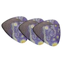 For Electric Guitar Acoustic Guitar Pick Electric Guitar Picks Star Sky Design Finger Guitar Pick 0.71mm
