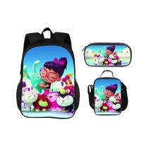 Abby Hatcher backpack, pencil case, ice pack, 3Pcs Set, new cartoon print, best birthday gift for boys and girls going to school