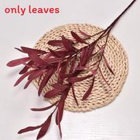 Olive Leaf Simulation Plant With Silk Material For Home Wedding And Photography Backgrounds bordinė