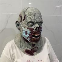 Creepy Zombie Latex Mask For Horror Celebrations With Diy Face Customization