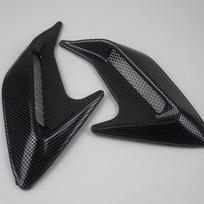2Pcs 3D Car Air Outlet Side Shark Gill Sticker Board Automobile Car Stickers juoda