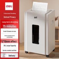 Deli 9904 High-Security Commercial Paper Shredder CN plug (adapter included) balta spalva