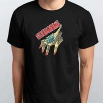 Scorpions corpora rock band from the 1980s TSHIRT S M L XL 2XL 3 4 XL Black XL