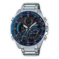EDIFICE Casio Bluetooth smartphone-linked Tough Solar ECB-900DB-1B chronograph calendar analog digital black blue business watch sports stainless