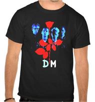 Depeche Mode DM Rock Music Logo Black TShirt 1021 2XL
