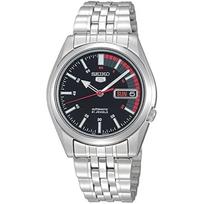 SEIKO Five Automatic Mens Watch SNK375K1 Silver Overseas Model