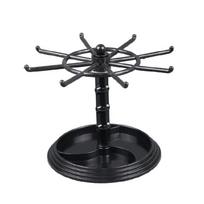 Jewelry Rotating Display Holder Organizer Necklace Keychain Stand Rack Hook short style juoda