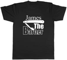 Personalised The Barber Mens Unisex T-Shirt Tee S