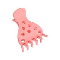 User Friendly Hair Claw Clip For Daily Use Secure Bun Holder No Damages Styling Solution Curly Hairpin Root Lifting rožinė