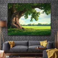 1pc Natural Background - featuring lush green trees, indoor/outdoor activities, outdoor scenery, and event decorations 47.2x31.5inch/120*80cm