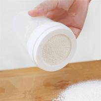 Household Plastic Powder Chocolate Shaker Icing Sugar Powder Flour Powder Cocoa DIY Coffee Sifter Shaker With Cover Bakeware gryna