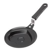 Black Frying Pan Cast Iron Omelette Pan Durable Mini Egg Frying Pan  Breakfast Cooking Style 1