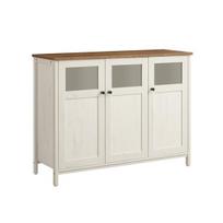 Komoda 35x100x75 cm Ruda Plienas Stiklas