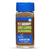 CRISTA Woody Oregano Seasoning | Fresh | Aromatic | Premium Spices & Herbs Blend | Vegan | Trans Fat Free | Cholesterol Free| 50 gms
