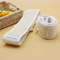 Natūrali dvipusė lufa ir džiuto kūno kempinė White Sisal Pull Back Str