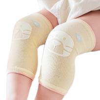 Lovely Baby Crawling Kneepads for Infants, 1 Pair Toddler Learning to Walk Knee Socks Breathable Design Knee Guard geltona