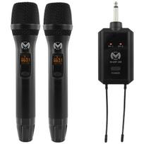 2 bevieliai mikrofonai su imtuvu Mac Mah W-UHF 200M