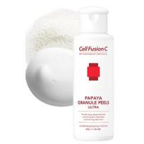 Cellfusion C Papaya Granule Peels Ultra Cleansing Powder – Exfoliating & Brightening Face Cleanser – 50g