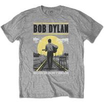 Bob Dylan Marškinėliai Slow Train Band Oficialūs Nauji Pilki S