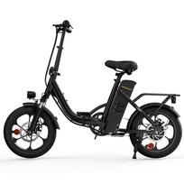 iScooter U4 elektrinis dviratis suaugusiems 250W variklis 36V10.4AH baterija 16'' E-bike 30KM/H greitis Miesto kelionėms elektrinis dviratis Nuimama ličio baterija U4 juoda