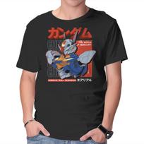 Unisex Crew Neck T-Shirt Gundam Aerial Graphic Short Sleeve Casual Tee M