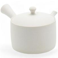 New Tea Tokoname Ceramic Mesh Teapot with Tea Made in Japan J-kitchens Pot, Ware, Strainer, 210cc,