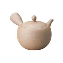 x 14 x Unglazed Round Tobikanna Teapot Ceramic Tokoname Made in Ale-net Teapot, 16.5 9.5 cm, 400cc, 2-go (with mesh), (Earthenware), Ware, Japan,