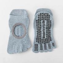 Women's Strap Five Finger Anti Slip Yoga Socks Professional Pilates Socks Girls Dance Aerobics Trampoline Fitness Sports Socks