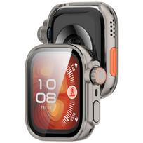 PC Protective Case For Huawei Watch Fit 4 / Fit4 pro Anti-Drop Hard Bumper Shell Smartwatch Cover Full Screen Glass Protector Huawei Watch Fit 4 sidabras