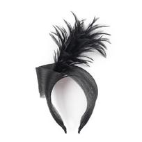 Mesh Hair Accessory with Feather Particulars Luxurious Decorated Headband Great for Cosplay Costume Or Everyday Use juoda