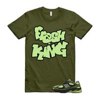 2010 Sea Moss Afterglow Olive Green Black T Shirt Match FK XL