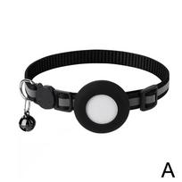 1pc Reflective Cat Collar  Adjustable Safety Neckband Quick-Release Buckle Night Visibility Waterproof Nylon Pet Accessory