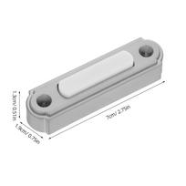 Metal Wired Doorbell Push Button Replacement Heavy Duty Wall Mounted Door Bell Switch for Garage Entryway Office Shop Home pilka