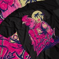 Unisex Hotline Miami Gaming T-Shirt, Richard Indie Shirt - Retro Gamer Tee, Graphic Video Game Top, Gamer Gift, Gaming Apparel M