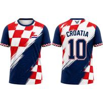 Croatia Flag Printed T-shirt Men Breathable Football Jersey Men's And Women's Casual Streetwear Short-sleeved Tops S