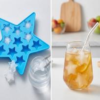 Silicone Ice Maker Tool Easy Release Freeze Mold Maker Durable Ice Cube Tray  Club mėlyna